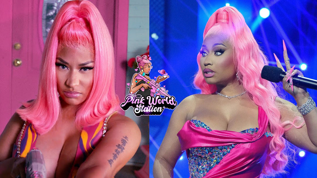 Nicki Minaj Super Freaky Girl Video Pink Hair and Her MTV VMA Awards Look