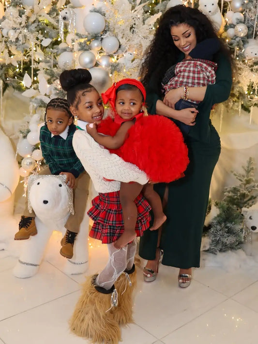 Cardi B with her four kids Kulture, Wave, Blossom, and Brim