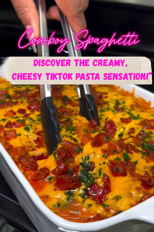 Cowboy Spaghetti Recipe – Creamy, Cheesy & Loaded with Bacon