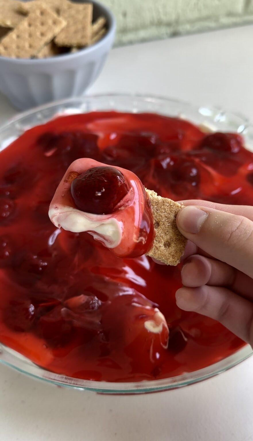 Easy No Bake Strawberry Cheesecake Dip Dessert