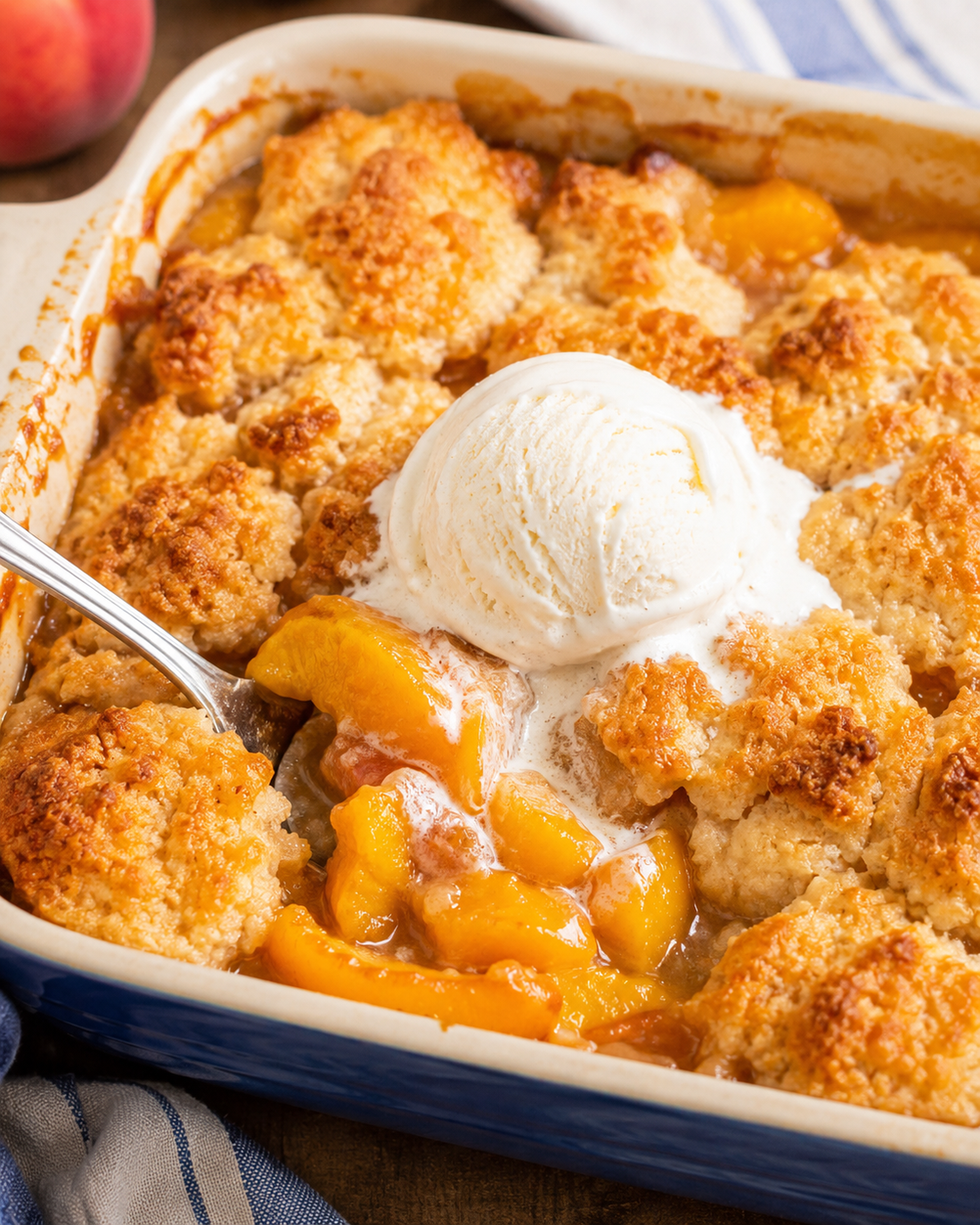 The Best Southern Peach Cobbler Recipe (Easy Homemade Summer Dessert)