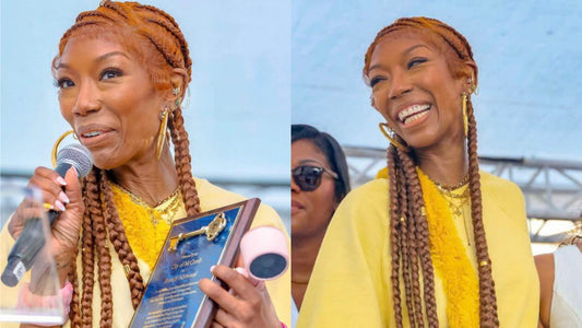 Brandy Norwood is trending after photos from her hometown celebration in McComb, Mississippi sparked concern among fans. The singer was honored with a key to the city and a commemorative plaque.