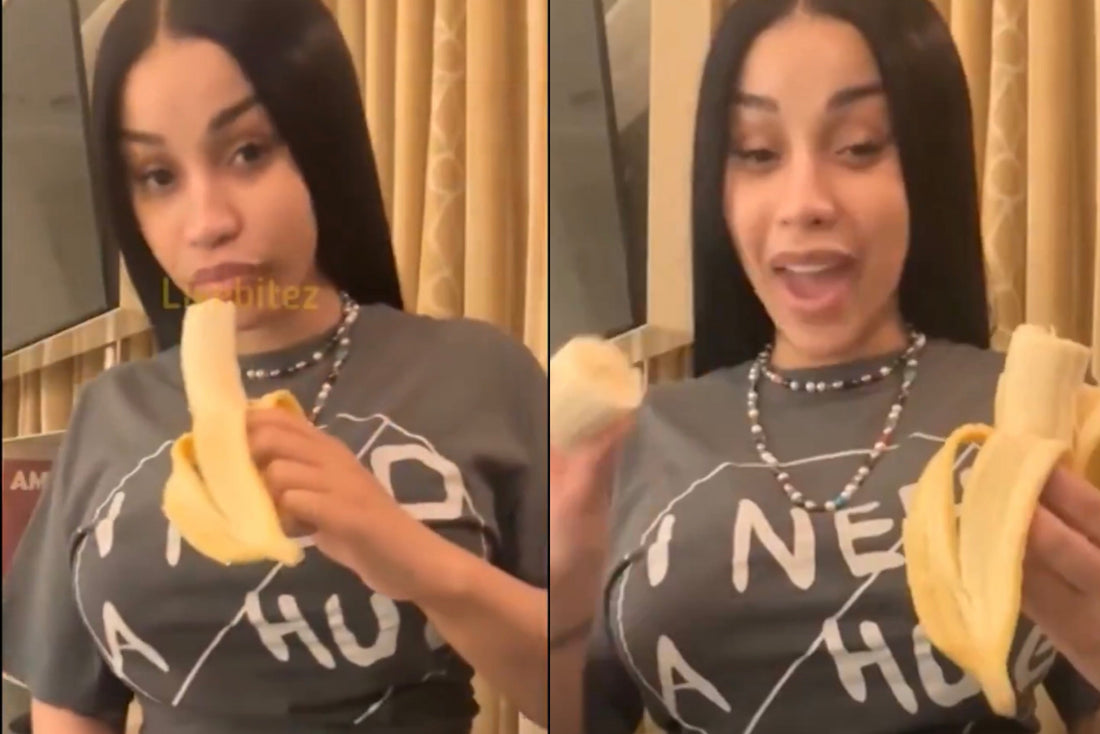 Cardi B Hits Instagram Live to Teach Men How to Eat a Banana — And Yes, She Had Rules