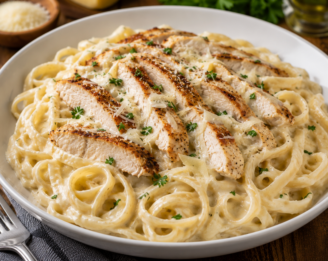 Easy Chicken Alfredo Recipe (Creamy Restaurant Style)