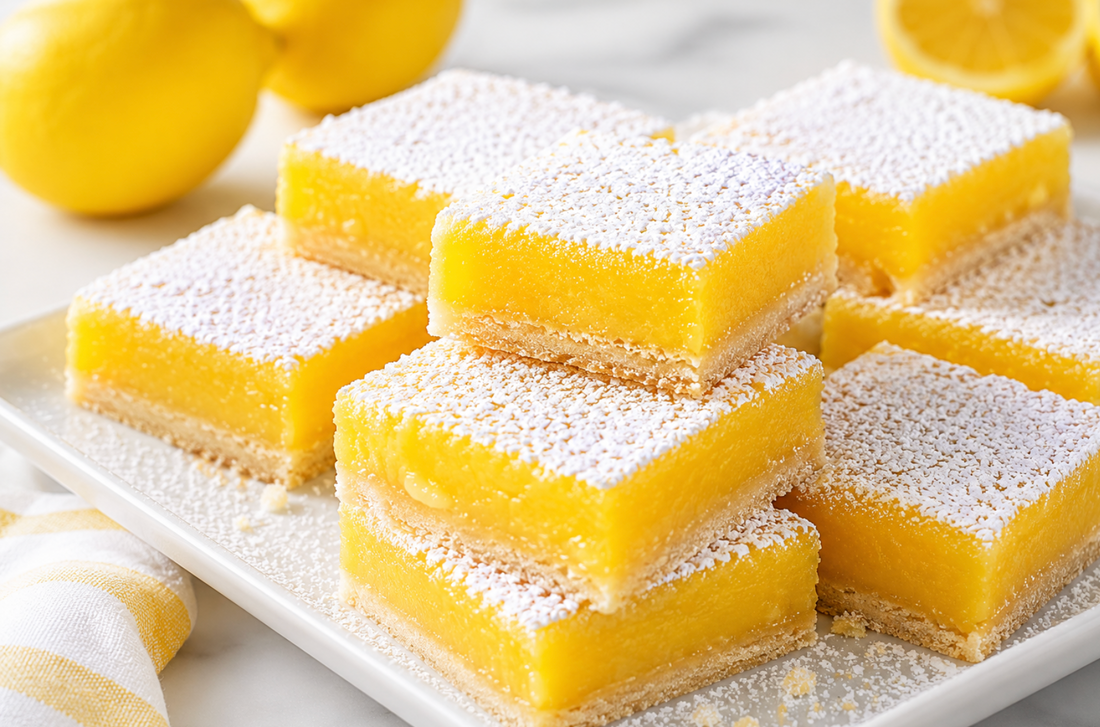 The Best Homemade Lemon Bars Recipe 🍋