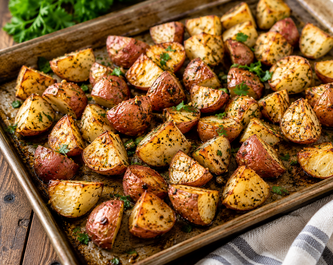 Crispy Oven Roasted Red Potatoes Recipe Easy Side Dish