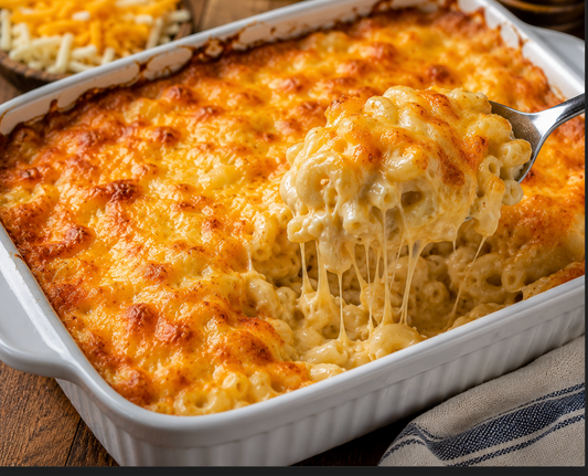 Southern Baked Macaroni and Cheese Recipe (No Roux Mac & Cheese Side Dish)