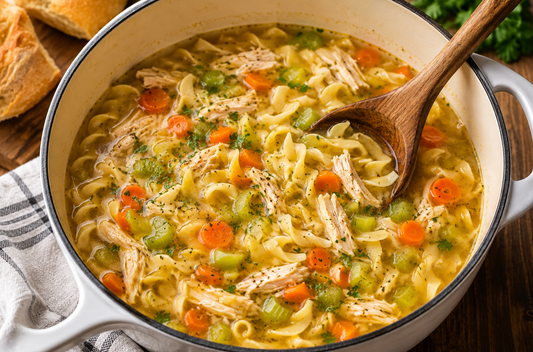 Easy Chicken Noodle Soup Recipe (Homemade Comfort Food)