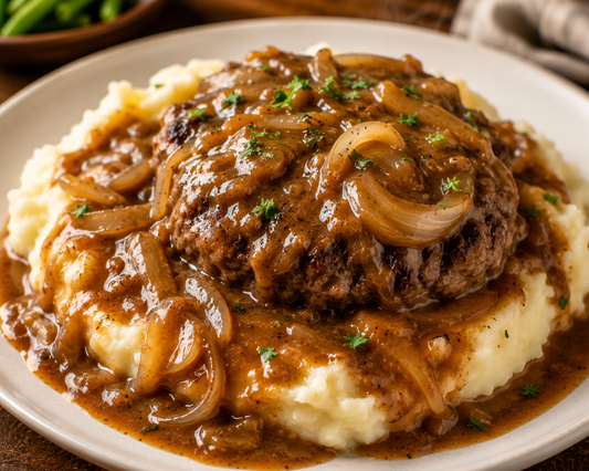 Easy Salisbury Steak Recipe with Onion Gravy