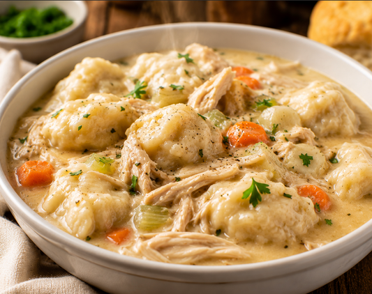 Easy Chicken and Dumplings Recipe (Old-Fashioned Southern Comfort Food)