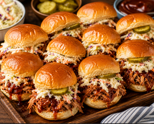 BBQ Pulled Pork Sliders Recipe (Easy Game Day Sliders)