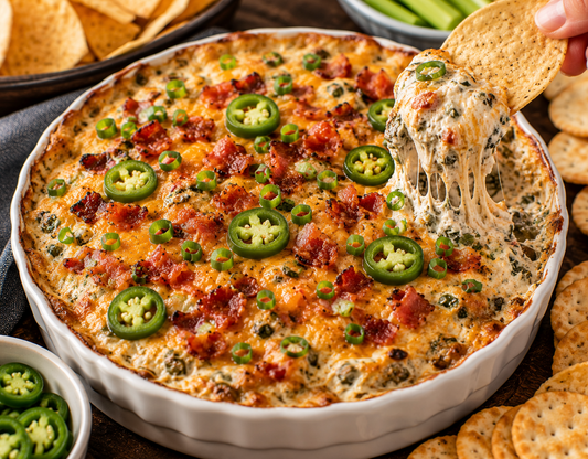 Jalapeño Popper Dip Recipe (Easy Cheesy Game Day Dip)