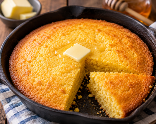 Southern Cornbread Recipe (Easy Homemade Skillet Cornbread)