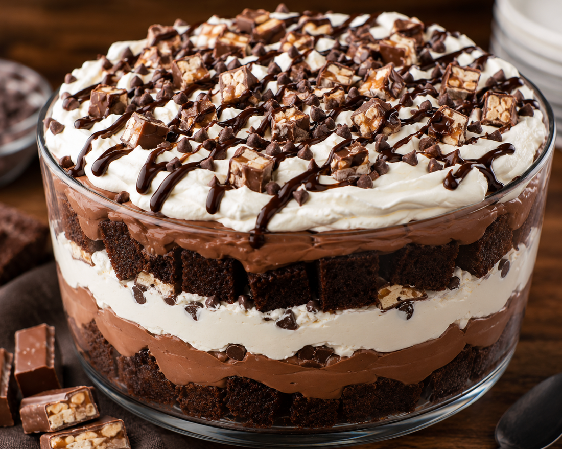 Death By Chocolate Trifle Recipe (Easy Layered Chocolate Dessert)