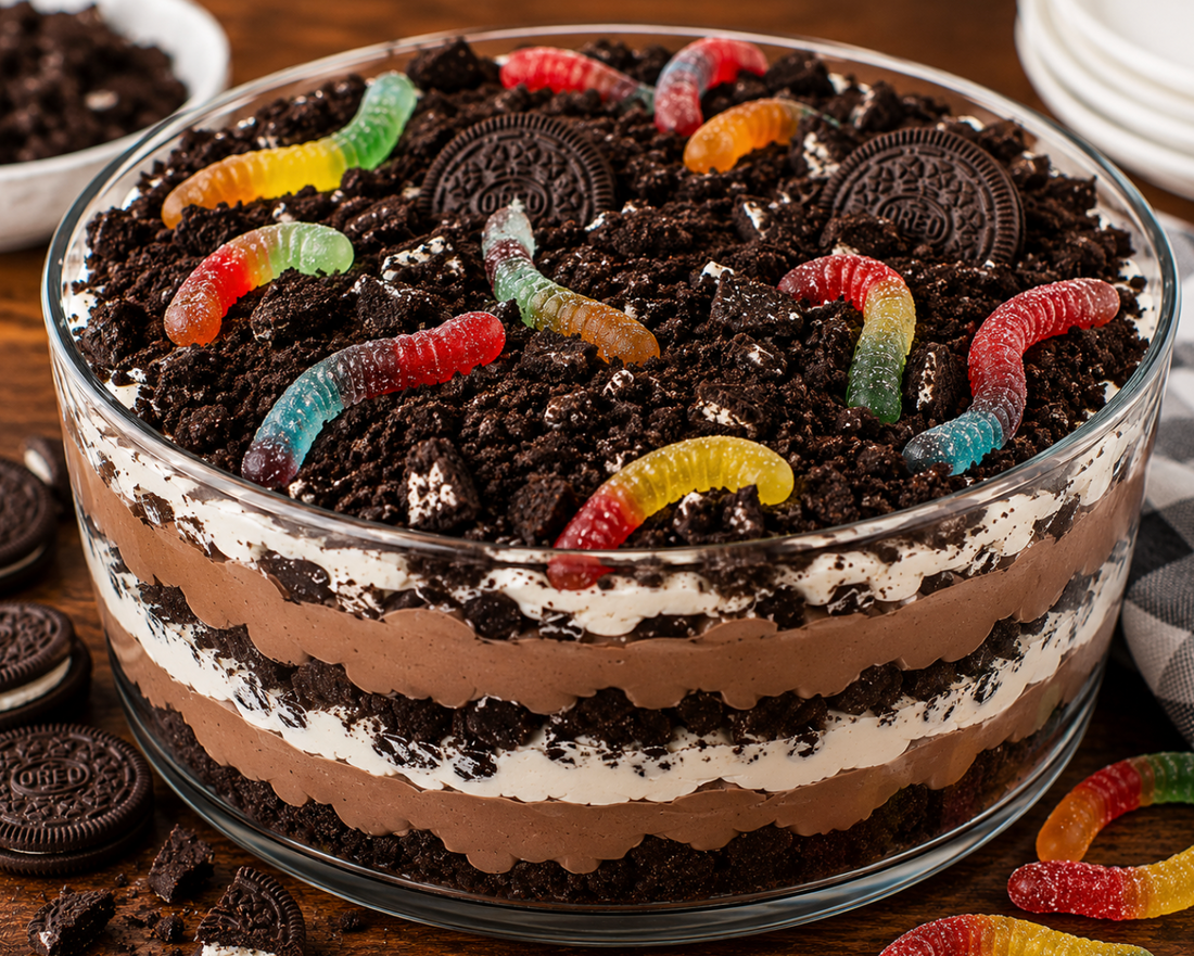Oreo Dirt Cake Recipe (Easy No-Bake Chocolate Dessert)