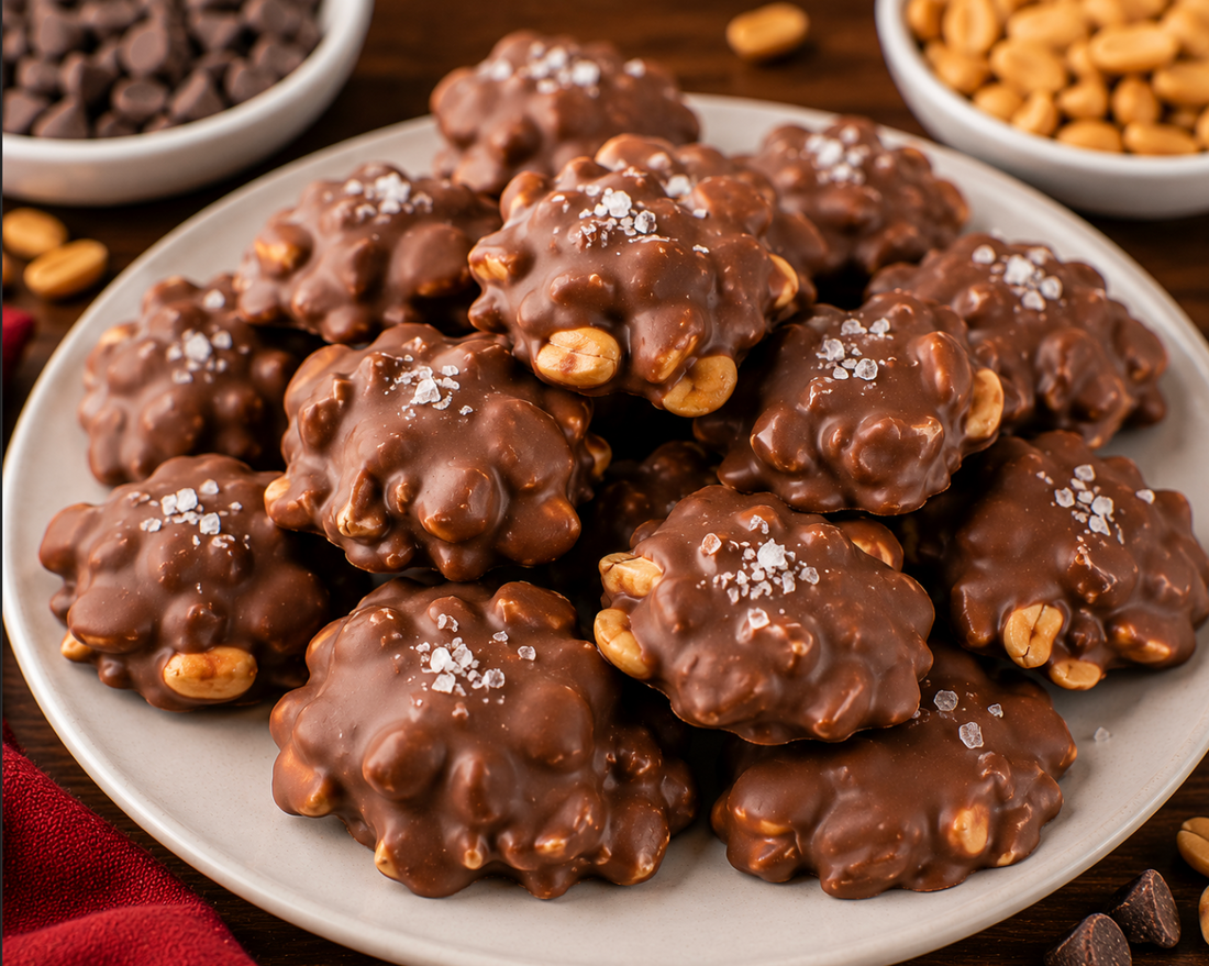 Chocolate Peanut Clusters Recipe (Easy Homemade Candy)