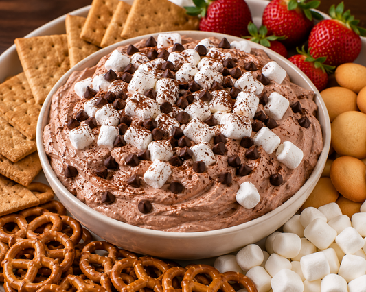 Hot Chocolate Dip Recipe (Easy No-Bake Holiday Dessert Dip)
