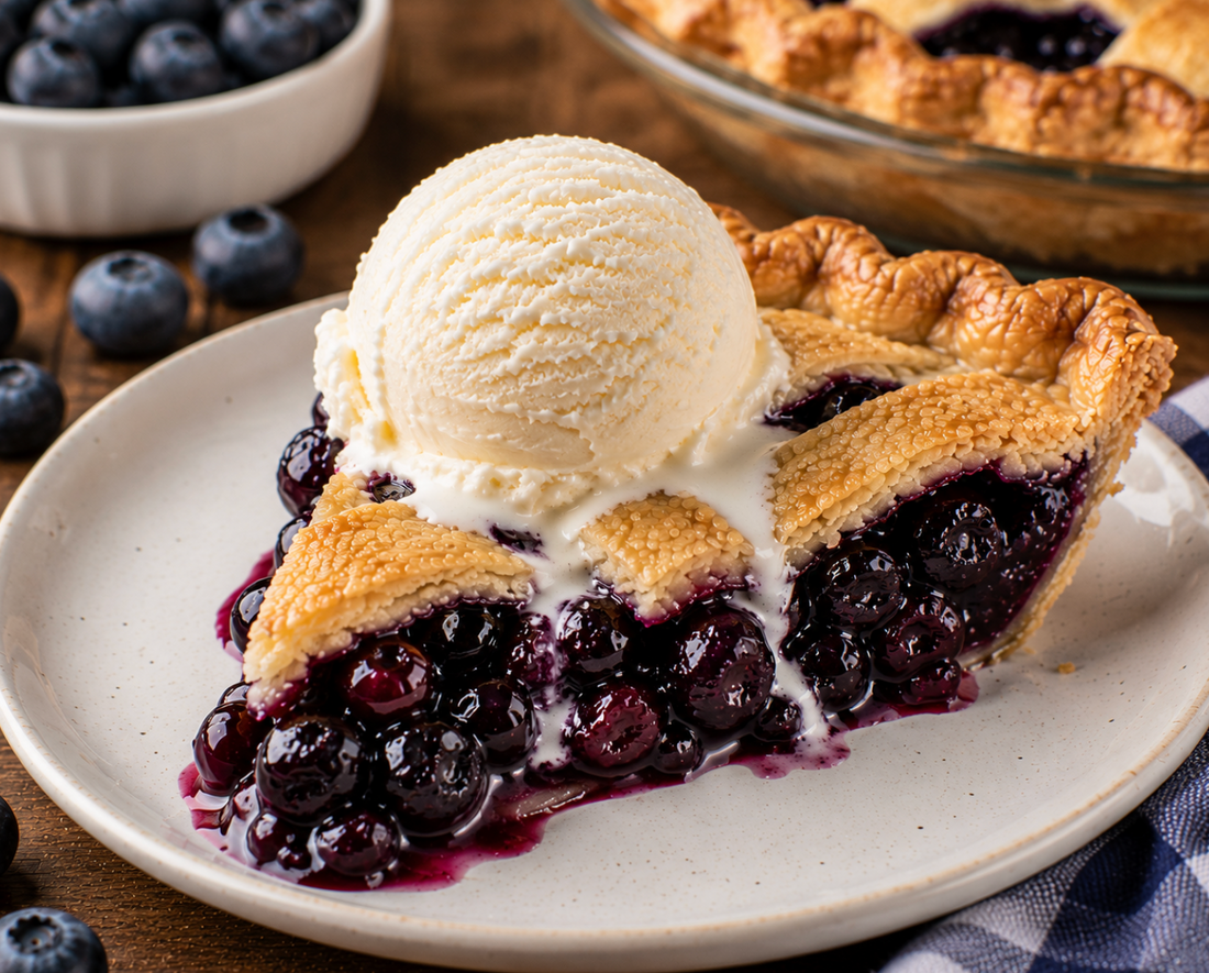 Blueberry Pie Recipe (Classic Homemade Blueberry Pie)