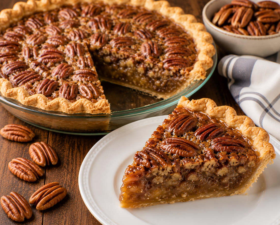 Classic Pecan Pie Recipe (Southern Thanksgiving Holiday Pie)