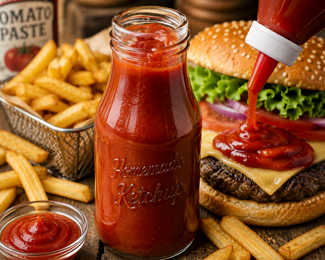 Homemade Ketchup Recipe (Easy Tomato Ketchup)