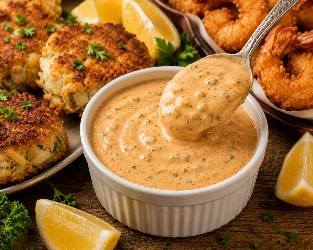 Remoulade Sauce Recipe (Easy Louisiana Crab Cake Po Boy Sauce)