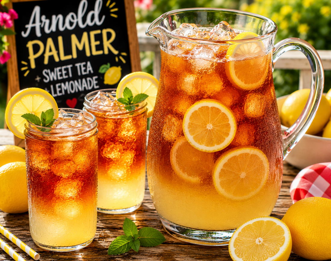 Arnold Palmer Recipe (Classic Sweet Tea and Lemonade)