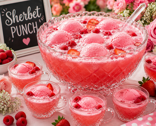 Pink Sherbet Punch Recipe