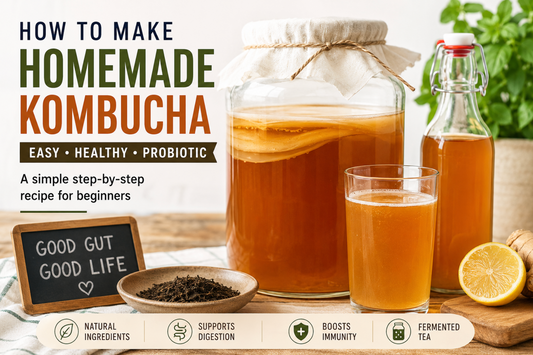 How to Make Homemade Kombucha : Easy Fermented Tea for Beginners
