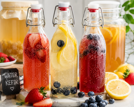 Quick & Easy Water Kefir Recipe (Homemade Probiotic Drink)