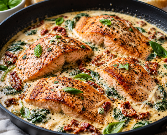 Marry Me Salmon (Creamy Tuscan Salmon Recipe)