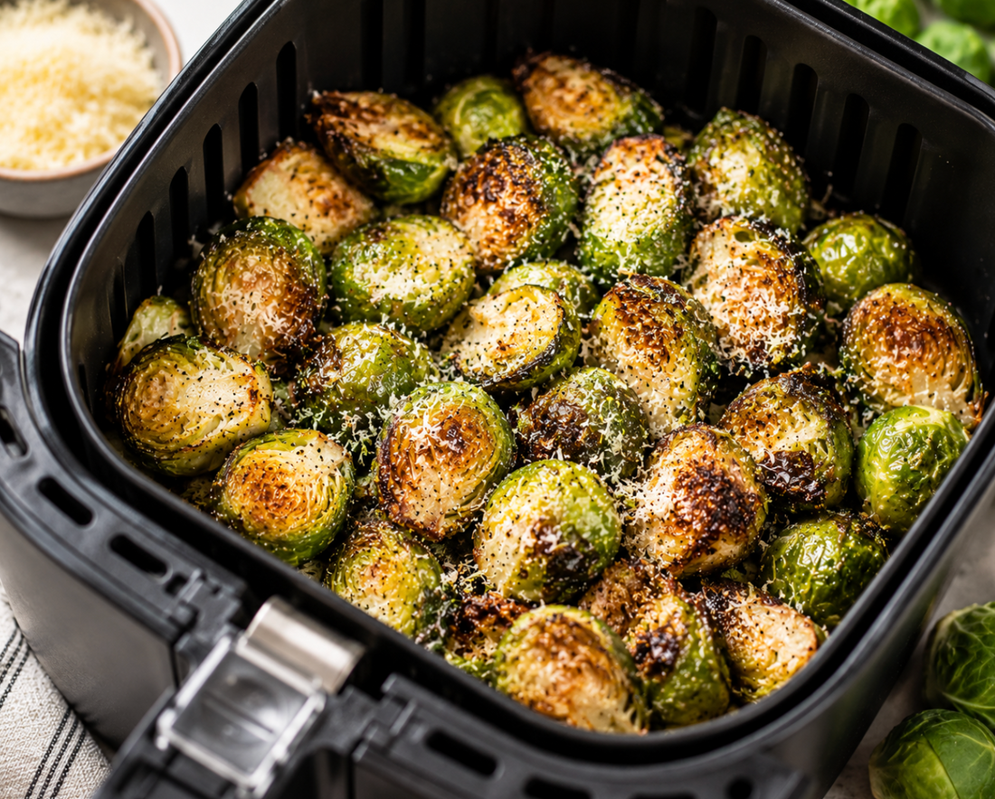Quick Air Fryer Brussels Sprouts (Crispy & Easy Recipe)