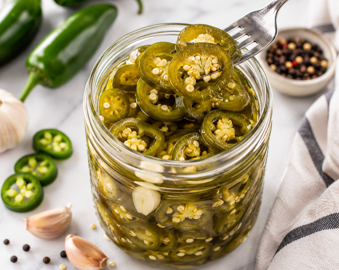Quick Pickled Jalapeños (Easy Refrigerator Recipe)