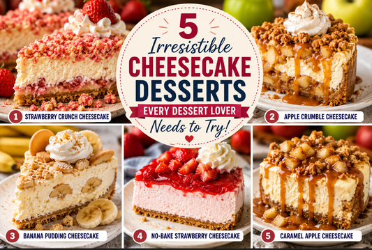 5 Irresistible Cheesecake Desserts Every Dessert Lover Needs to Try