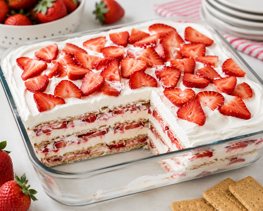 Strawberry Icebox Cake (Easy No-Bake Summer Dessert)