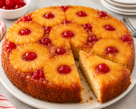 Pineapple Upside Down Cake Recipe (Classic Southern Dessert)
