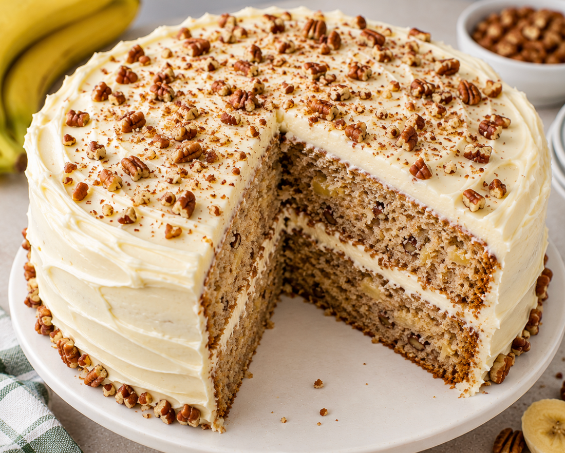 Southern Hummingbird Cake Recipe (Banana Pineapple Cake)