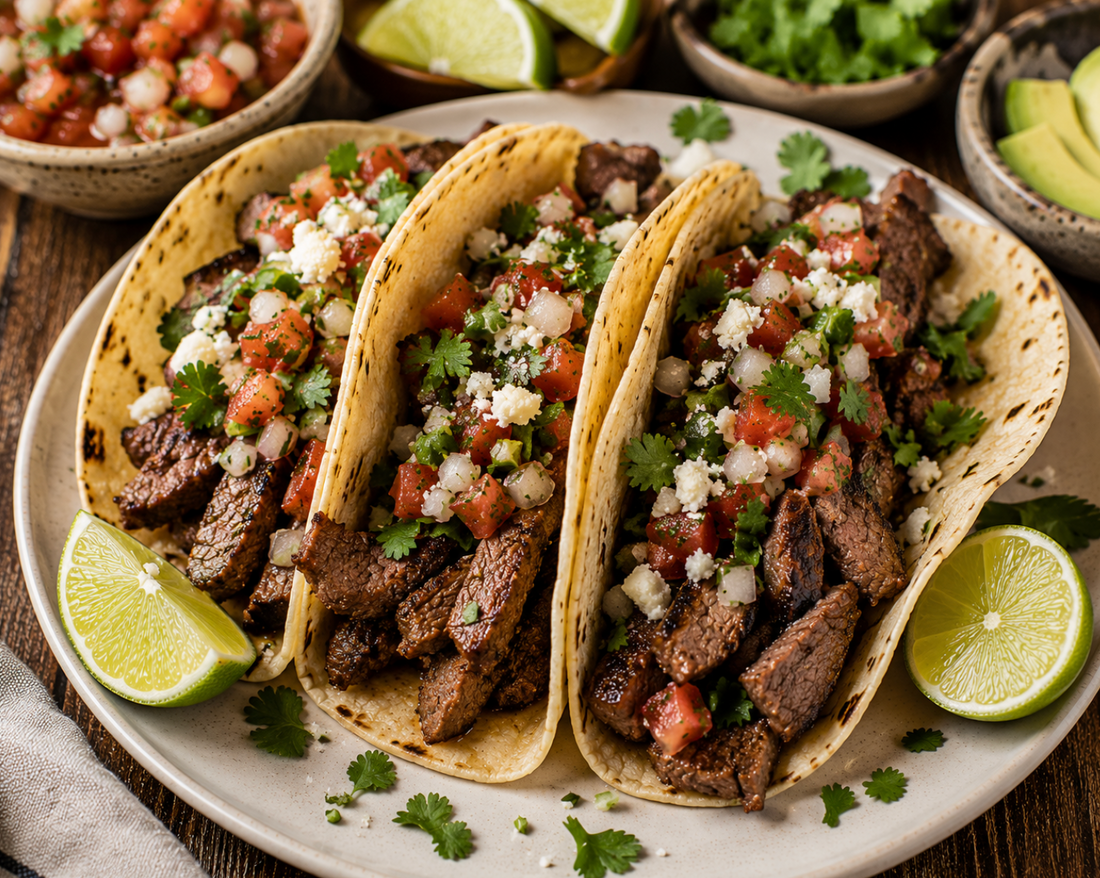 Steak Tacos Recipe (Easy Restaurant-Style Tacos)