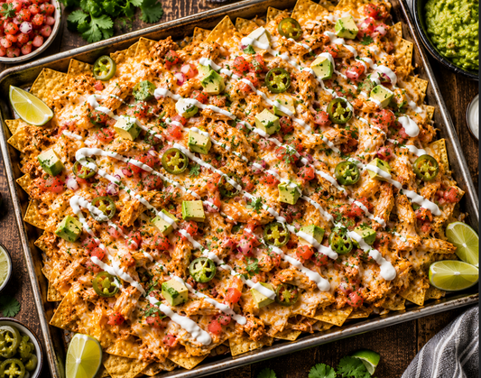 Easy Loaded Chicken Nachos Recipe (Sheet Pan Nachos Dinner Idea)