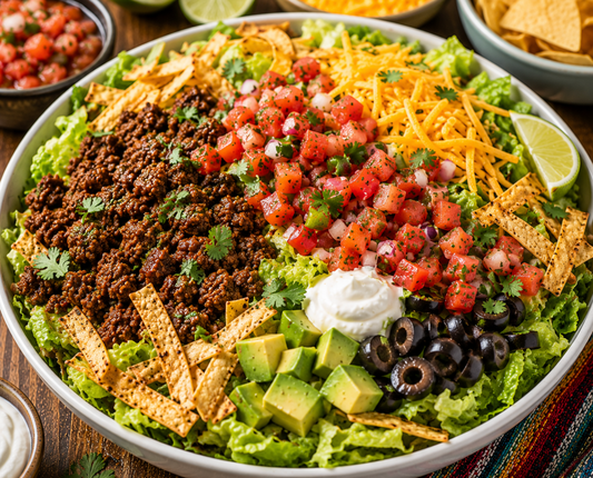 Taco Salad Recipe Easy Mexican Taco Salad