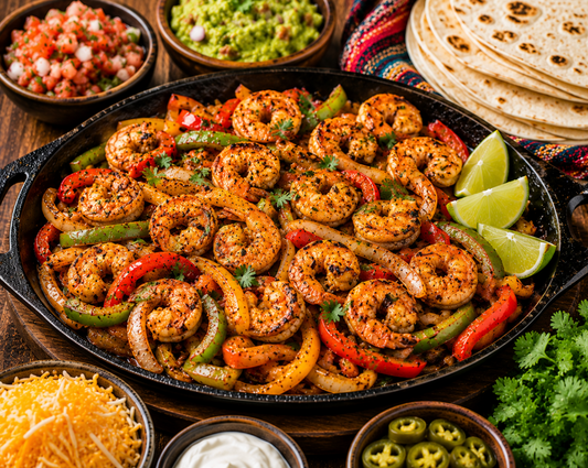 Shrimp Fajitas Recipe Easy Sizzling Mexican Dinner Idea