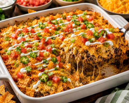 Easy Dorito Casserole Recipe (Ground Beef Family Dinner Idea)