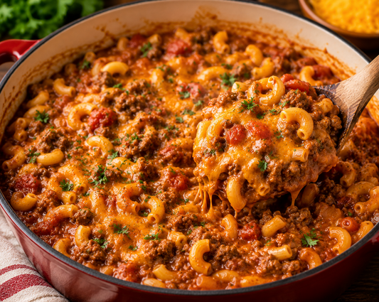 Easy American Goulash Recipe (One Pot Ground Beef Dinner Idea)