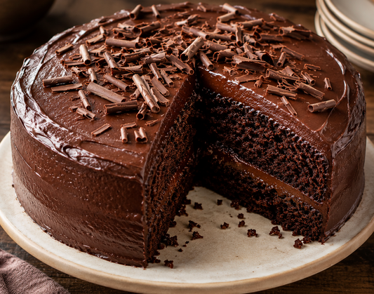 Matilda Chocolate Ganache Cake Recipe (Bruce Bogtrotter Moist Cake)