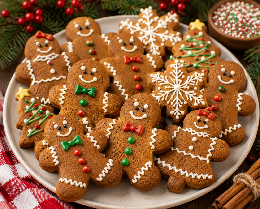 Easy Gingerbread Cookies Recipe (Soft & Chewy Holiday Dessert)