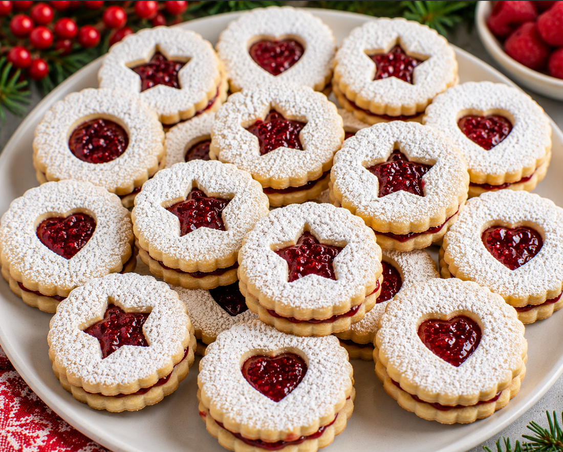 Linzer Cookies Recipe (Classic Raspberry Linzer Cookies)