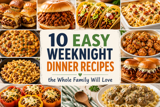 10 Easy Weeknight Dinner Recipes the Whole Family Will Love