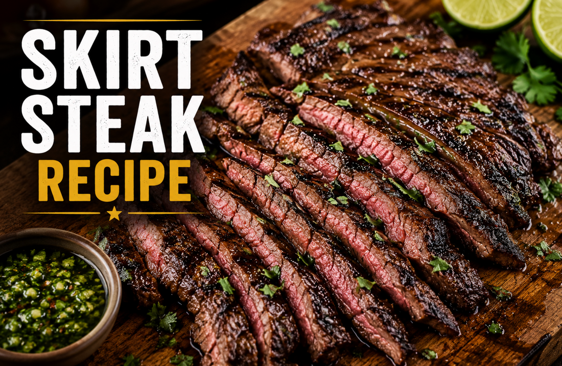 Skirt Steak Recipe | Juicy Steak with Simple Marinade