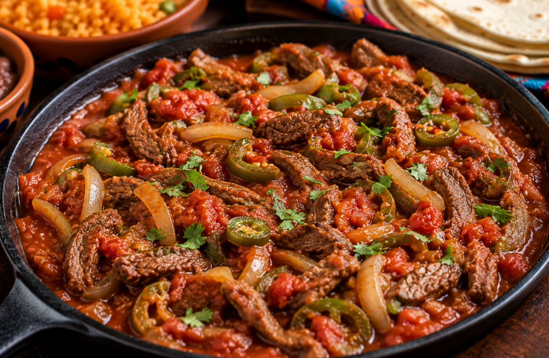 Bistec Ranchero Recipe (Authentic Mexican Steak and Tomatoes)