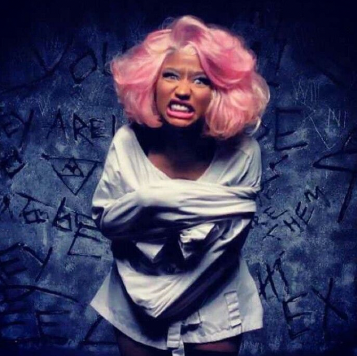 Nicki Minaj as her alter ego Roman Zolanski