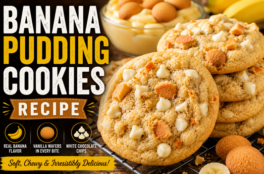 Banana Pudding Cookies Recipe (Soft Chewy Cookie Dessert)